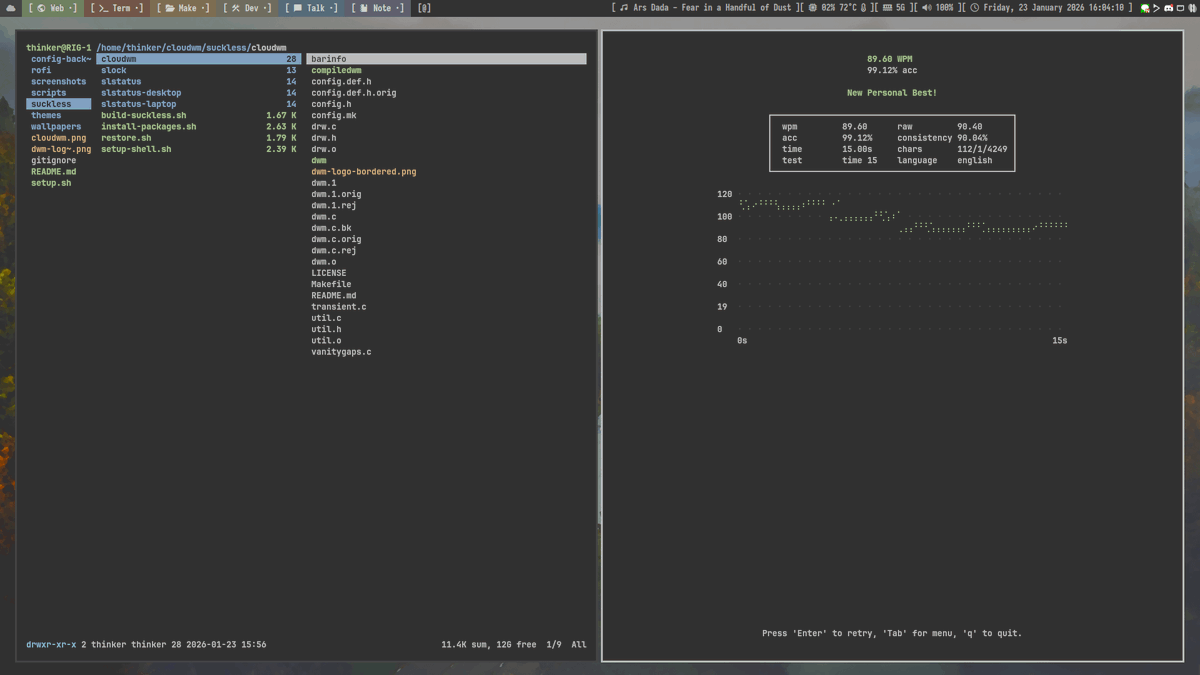 bot_unixporn's tweet photo. [DWM] I'm finally satisified i guess!
Link: https://t.co/E1M8n6wdy6

#unixporn #linux #screenshot https://t.co/4wIUblBTep