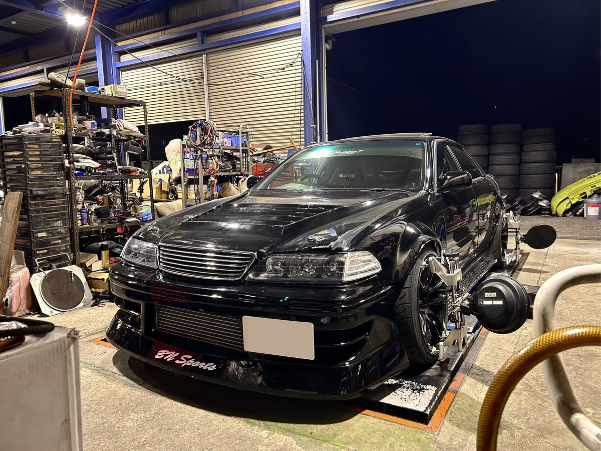 明日日光なのに雪予報❄️
東北道を無事に駆け抜けるためにアライメント