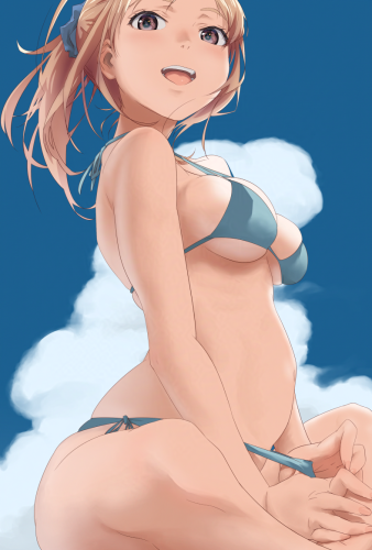 #くそ寒いので水着を貼る マジさぶい! 