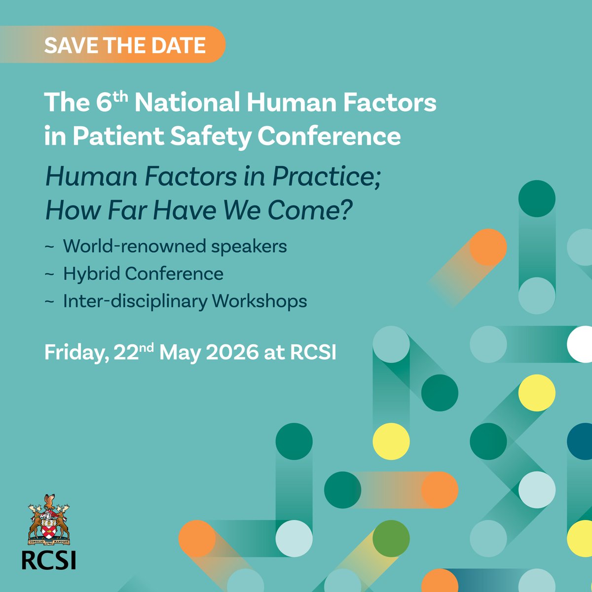 RCSI Human Factors in Patient Safety tweet media