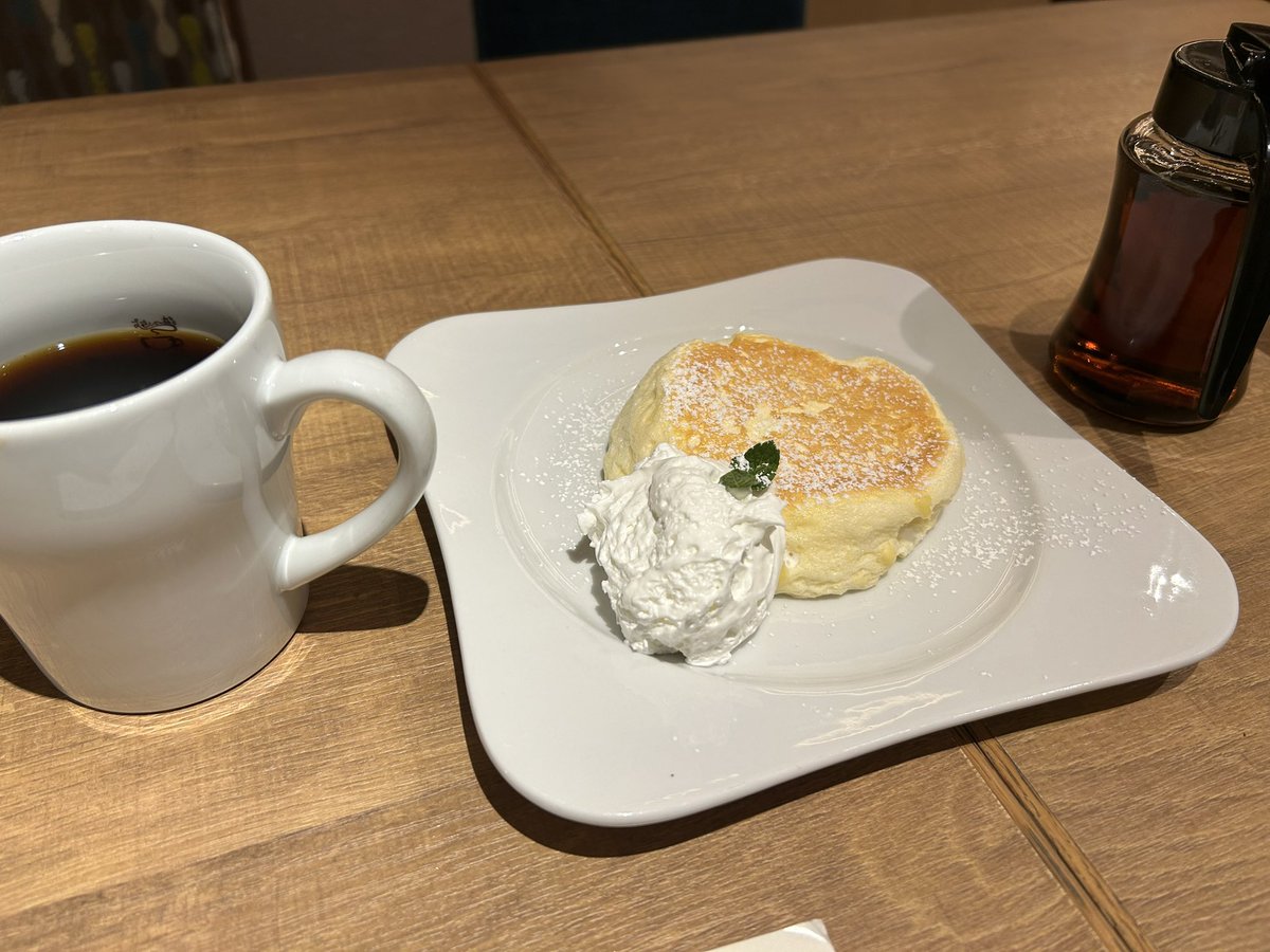 本日の山梨県でのパンケーキ
