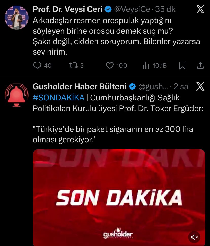 İkisini aynı anda okumanın manidarlığı. Bazı şeylerin cinsiyeti yoktur biliyorsunuz.