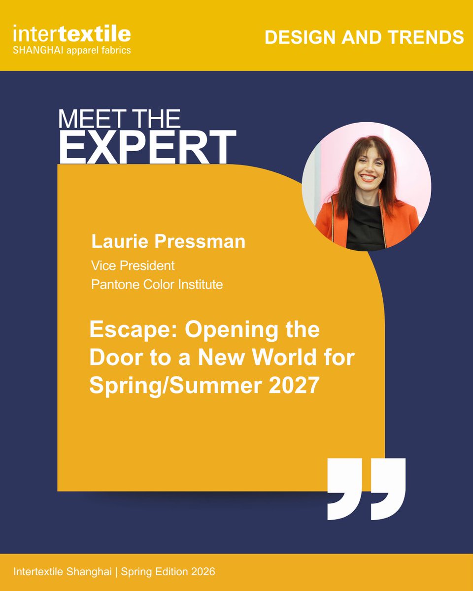 Intertextile's tweet image. 【More Insights at #Intertextile Spring 2026! Our Seminar Highlights Continue…】

More insightful sessions are coming! Here’s a sneak peek at what’s next in our forward-looking seminar series.

Check the highlights and plan your visit!

Pre-register now: dwz.cn/htiSxmLE