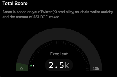 astartes_crypto's tweet photo. @zinceth Imho they should improve wallet experience in the platform. Now I need to wait 9d before I can stake my tokens to improve score... Anyway, still a better love story than Twilight, right?😂 In @zinceth I trust! Let's $SURGE goat! https://t.co/XV1TgJDEvP