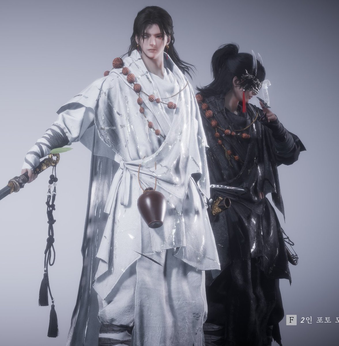 뭔땡중두명같네