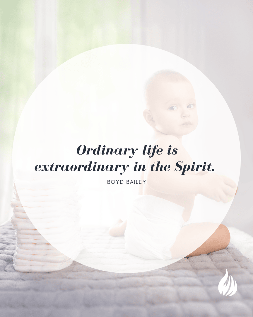 Every Moment Holy
By Boyd Bailey

Continue reading: heyor.ca/X4aYI6 or on the Wisdom Hunters app.

#everymoment #truth #wisdomhunters #jesus #SacredOrdinary #FaithInDailyLife 
#PracticeGodsPresence #HolyLiving #ChristianMindset #WorshipEveryday