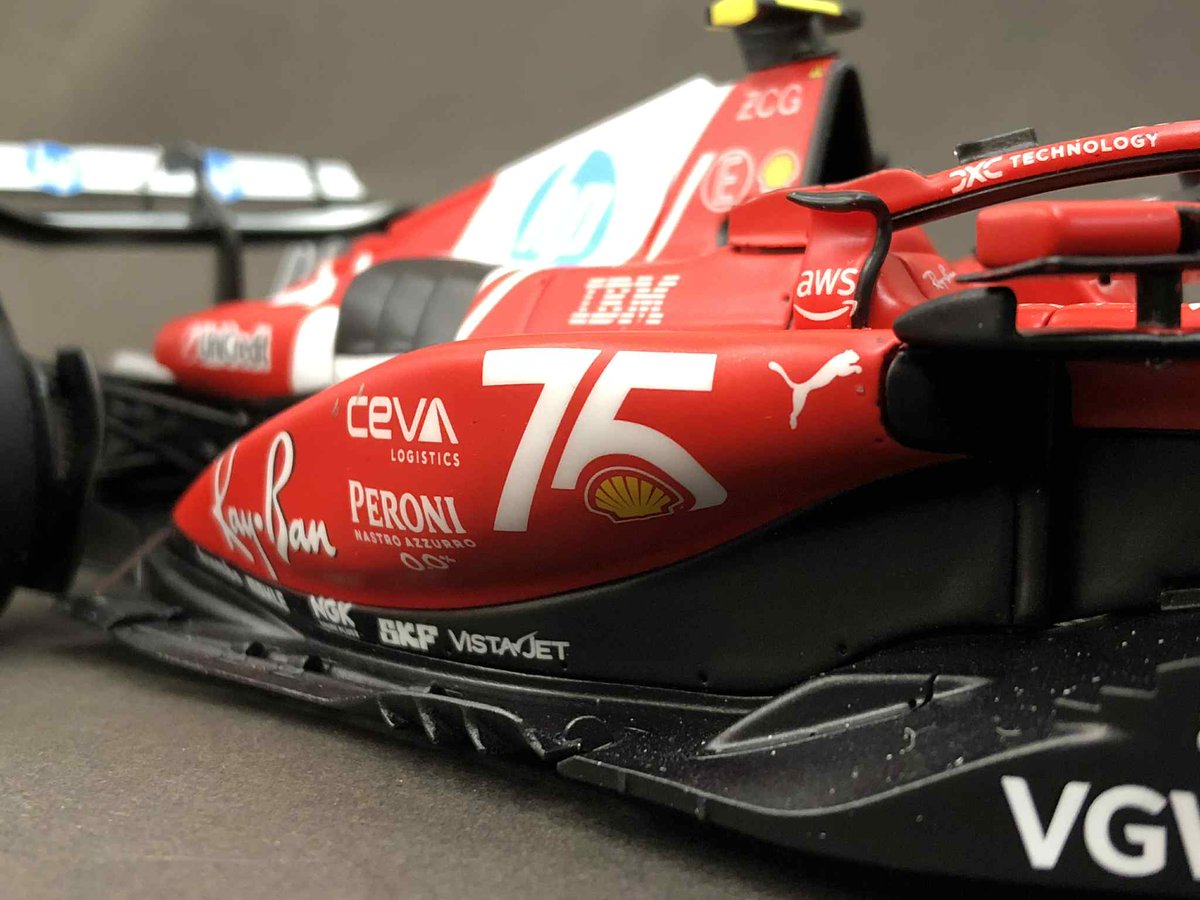 1/20サイズ フェラーリSF-25 モナコGP ルイス•ハミルトン フルレジン