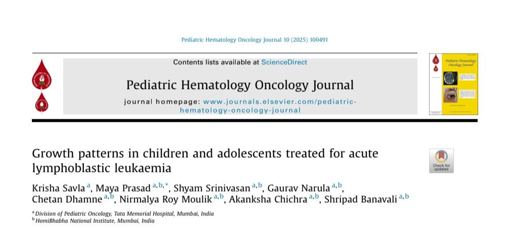 Pediatric Hematology Oncology Journal tweet media