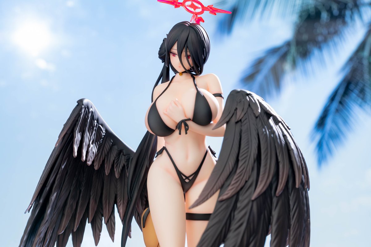 羽川ハスミ（水着ver.）
「翼を広げて、あなたを抱きしめる❤️」が完成しました！

#WF2026W への出展が決定！2026年2月8日、千葉・幕張メッセにて開催。
当ブースは【5-28-01】です。皆様のご来場を心よりお待ちしております！

illustrator：紫瑟 <a href="/287764380/">紫瑟</a>
原型：Errrgo二狗一愣 <a href="/Errrgo_/">Errrgo二狗一愣</a>