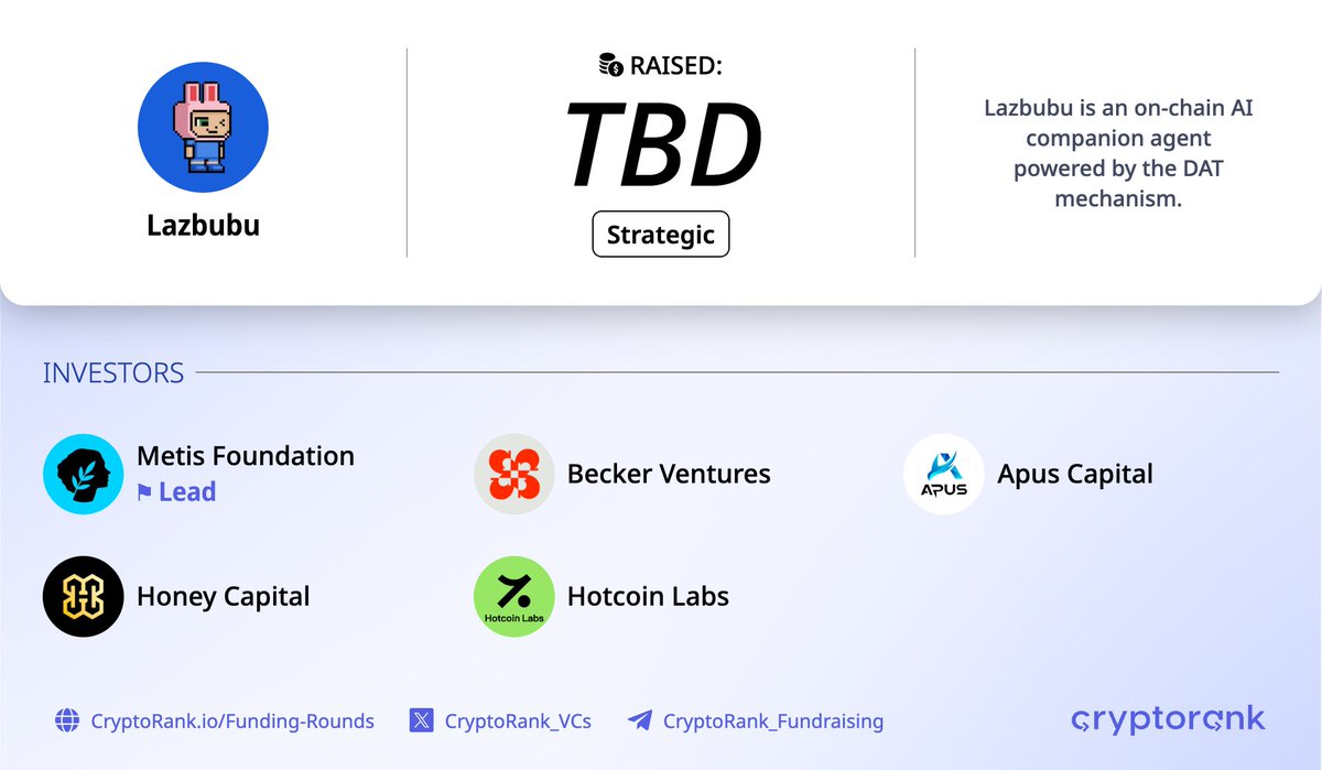 Fundraising Digest (@CryptoRank_VCs) / Posts / X