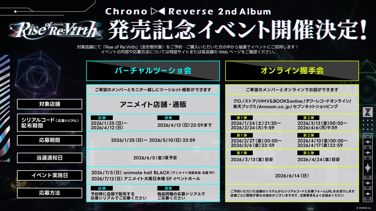 クロノヴァ【Chrono▷◀Reverse】 tweet media