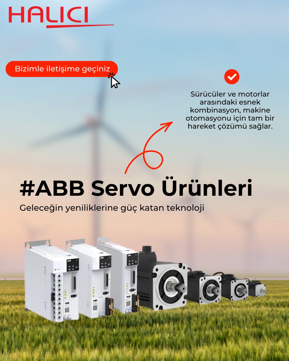 HaliciGroup's tweet photo. ABB servo ürünleri; paketleme, tekstil, baskı, yiyecek ve içecek gibi birçok endüstriyel uygulama için kapsamlı hareket ve makine kontrol çözümleri sunar.

444 34 94
info@halici.com

#HALICI #halıcıgroup #ABB #servomotor https://t.co/sPQ2hBKzEA
