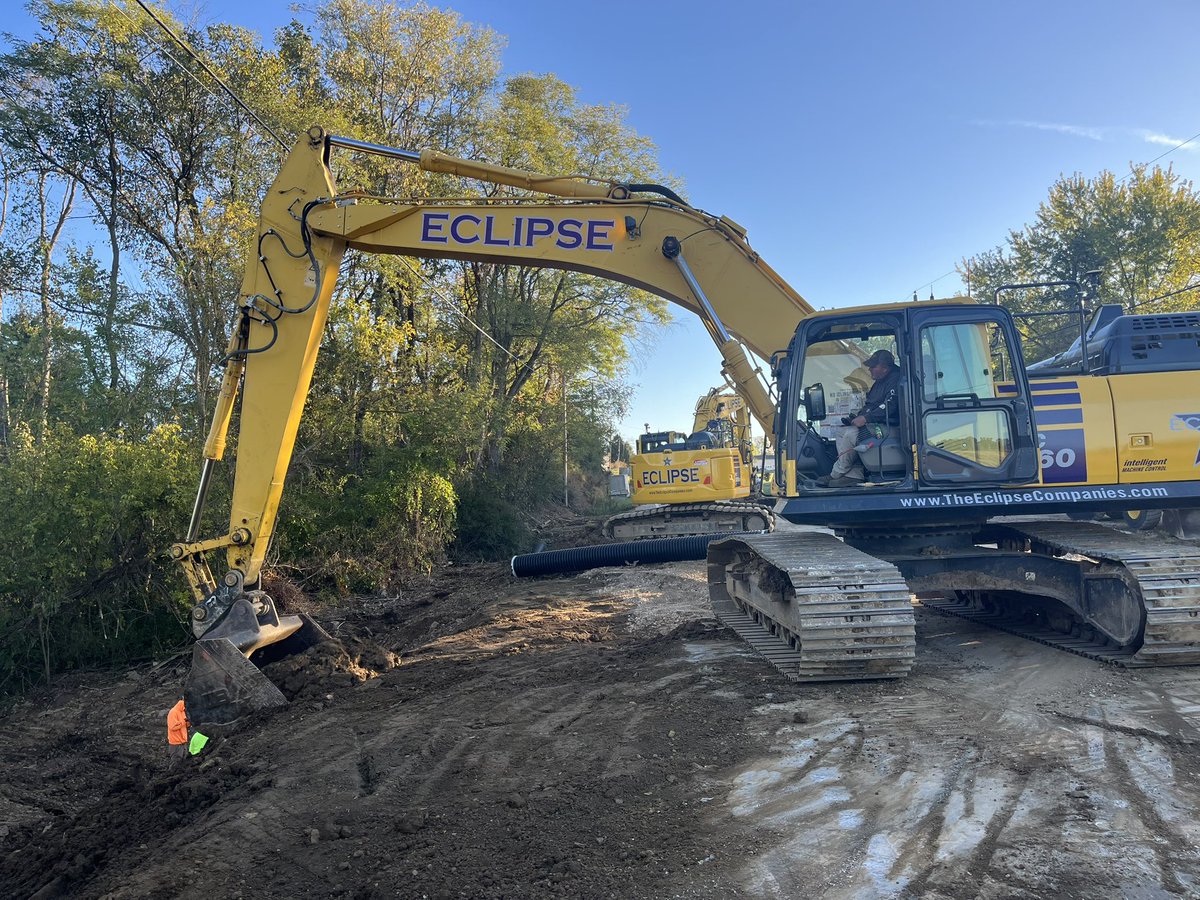 Eclipse working on Route 3 near Wooster this past fall.