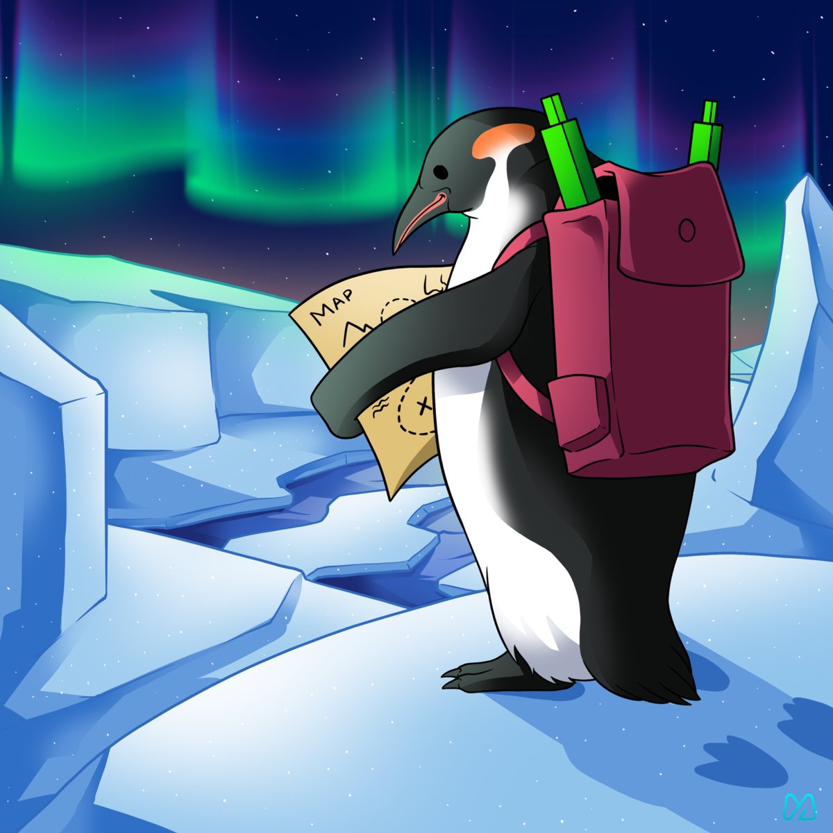 The road is long, the ice is cold but conviction is warmer than doubt. Step by step, we advance. The mountains aren’t a hope, they’re inevitable. 🏔️🐧