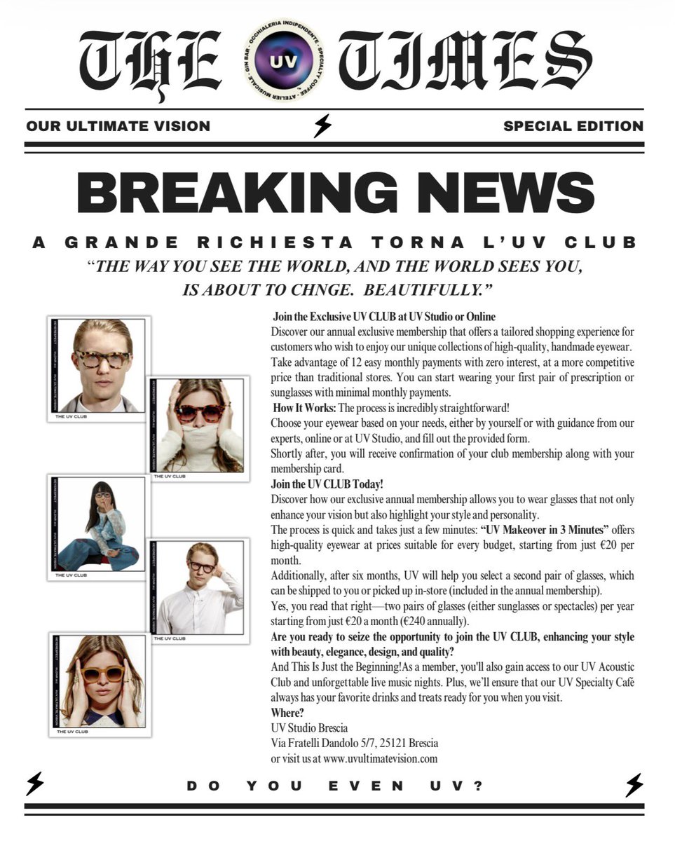 UltimaUv's tweet image. Join the UV Club and here is why!!