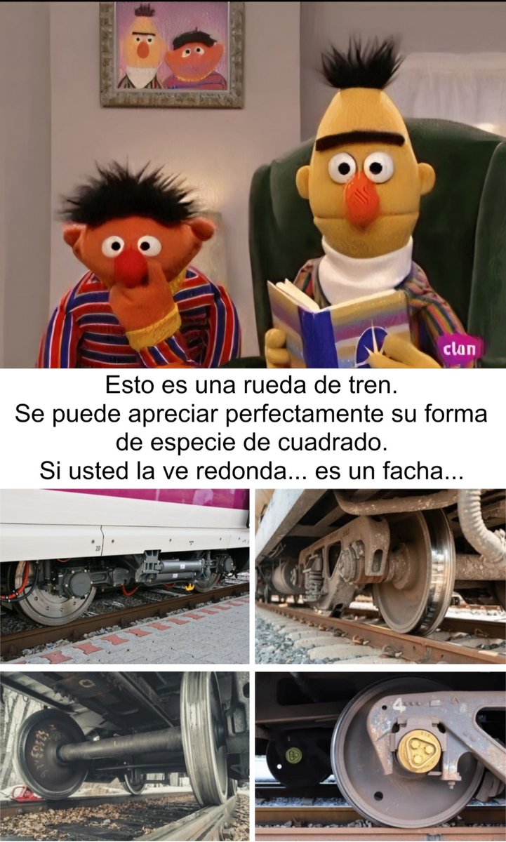 #ruedas #tren
La IA a algunos les está pasando factura 🤦‍♂️🤦‍♂️