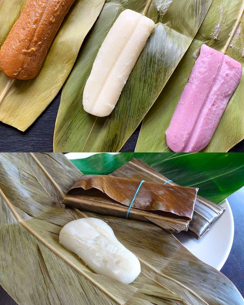 明日26日（旧暦12月8日）はムーチーの日。
健康と厄除けを祈願し、月桃の葉で包んだ餅「ムーチー」を食べます。
沖縄で最も寒くなる時期で、この時期の寒さは「ムーチービーサ」と呼ばれているんです🥶
この日はスーパーやコンビニにたくさんムーチーが並びます👀
沖縄の冬の風物詩ですね😊