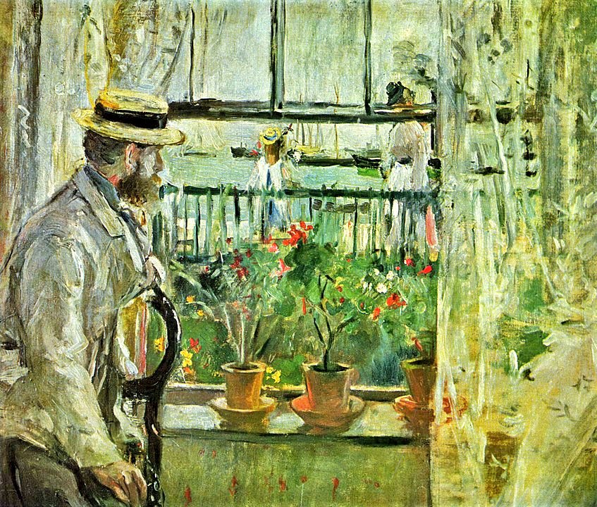 Berthe Morisot, Manet on the Isle of Wight