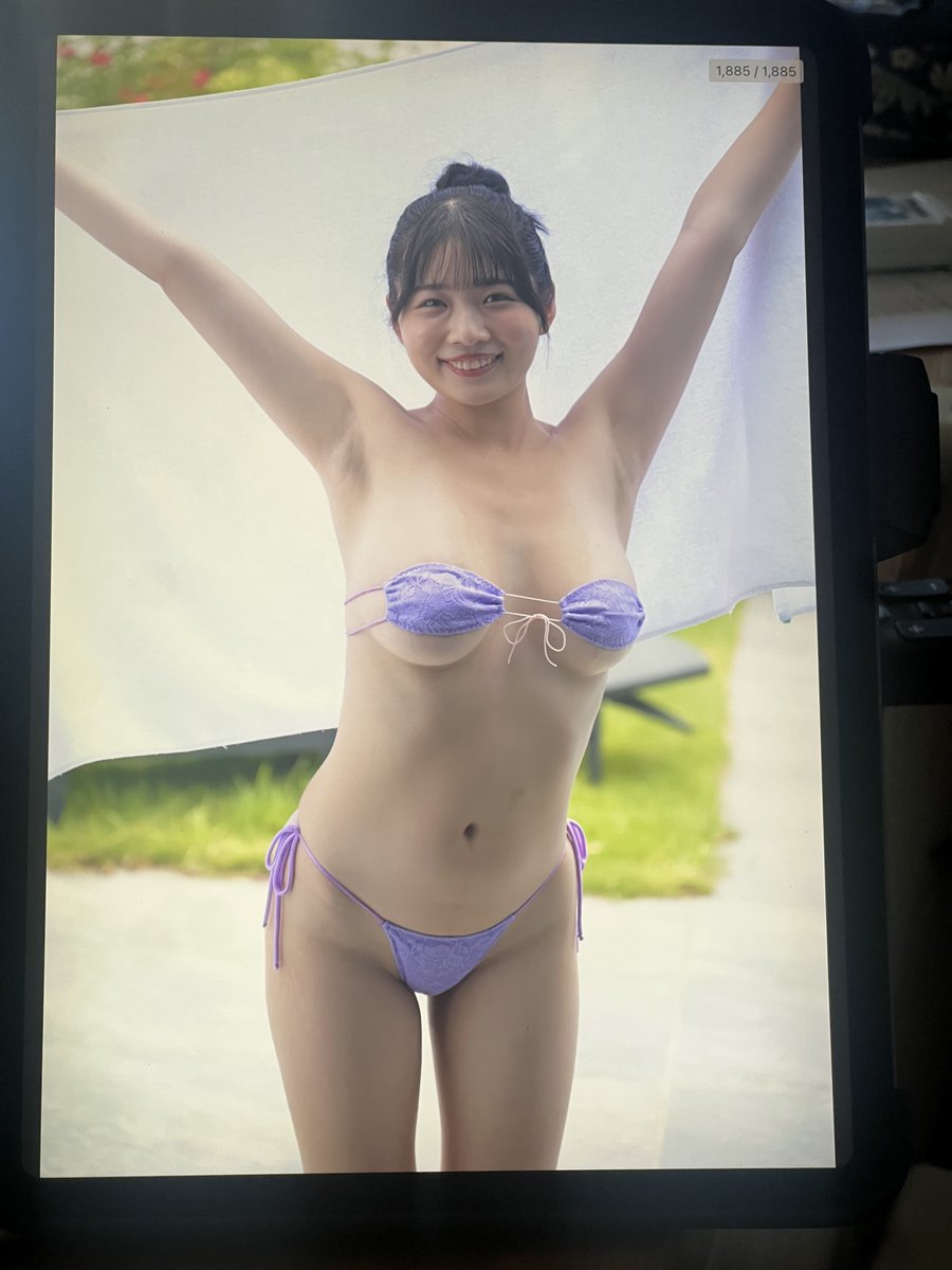 紫チューブトップ人気ね💜 #DVD #ミルキーグラマー