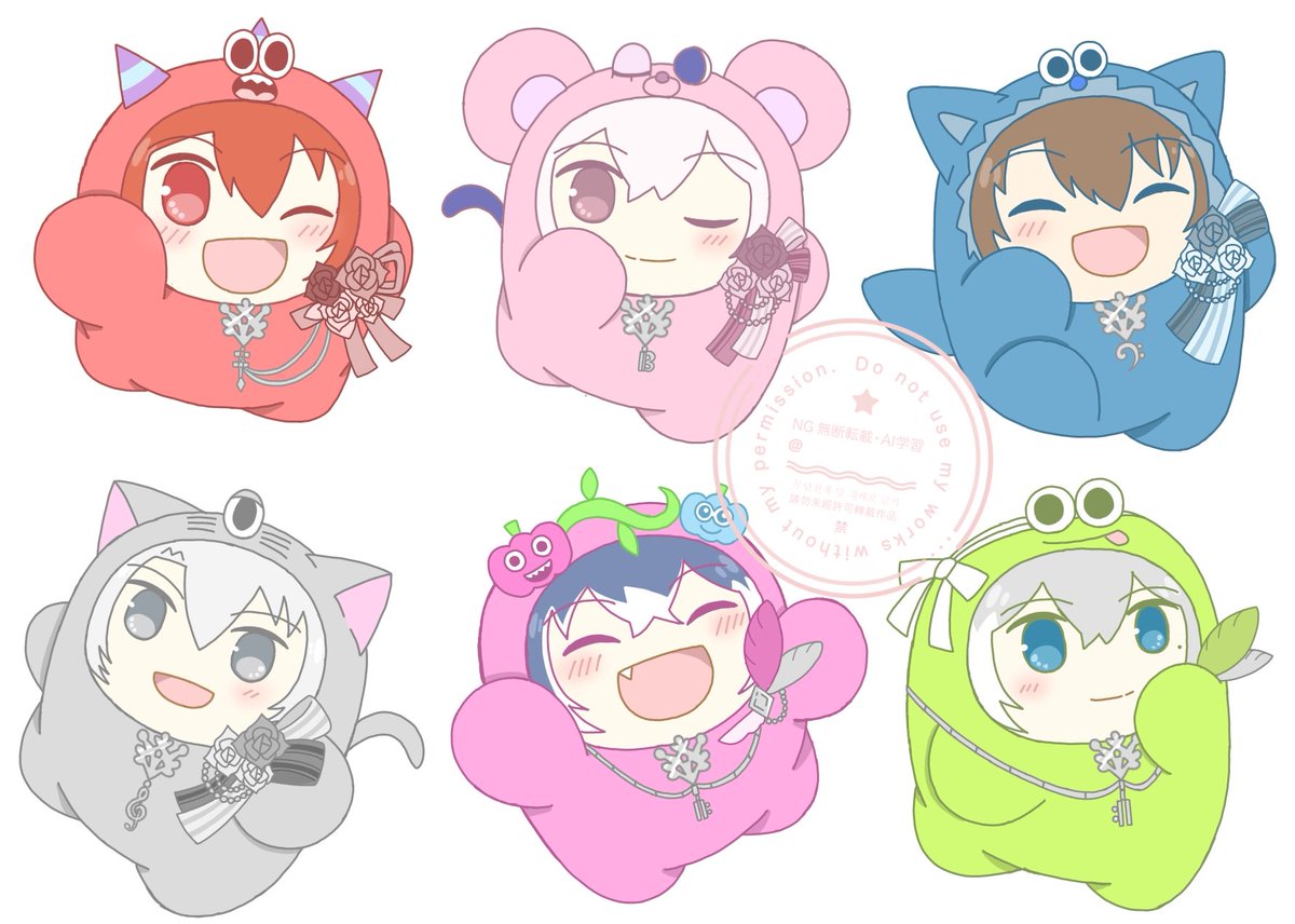 モンちゃん10周年verです！✨️皆個性出せた感じがする！👍👍