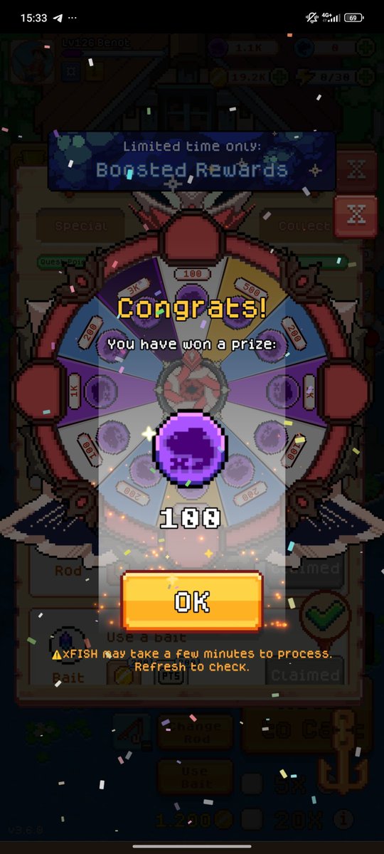 today i got 100 xFISH from daily spin wheel 🙌

<a href="/xderek/">Derek 🗺️</a> <a href="/FishingFrenzyCo/">Fishing Frenzy</a> <a href="/Ronin_Network/">Ronin</a>