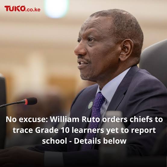Uniforms can wait, education can't.  Grade 10 must report to school.  #AsanteRuto 

Msaliti Akinyi Hale Lyhya NigeriaNatembeya Western Kenya Kabata Mwaura Court of Appeal  Casemiro NCBA Jeremiah Kioni Kitui Ndii