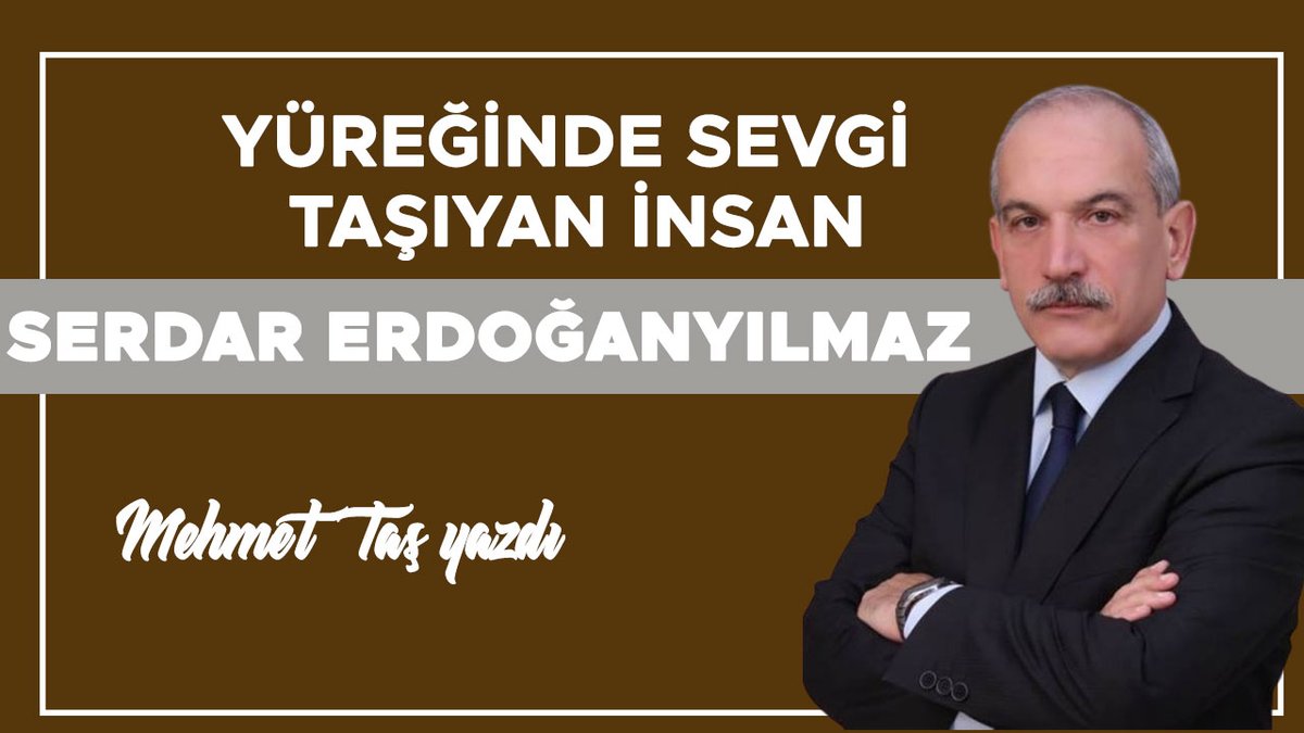 Yüreğinde Sevgi Taşıyan İnsan: Serdar Erdoğanyılmaz

Kahramanmaraş’a iz bırakan, insan sevgisiyle tanıdığım kıymetli bir ismi kaleme aldım.
Okumanızı tavsiye ederim.
🔗 marasgundem.com.tr/yazarlar/yureg…

#MehmetTaş #SerdarErdoğanyılmaz #Kahramanmaraş #KöşeYazısı #Güzelİnsanlar