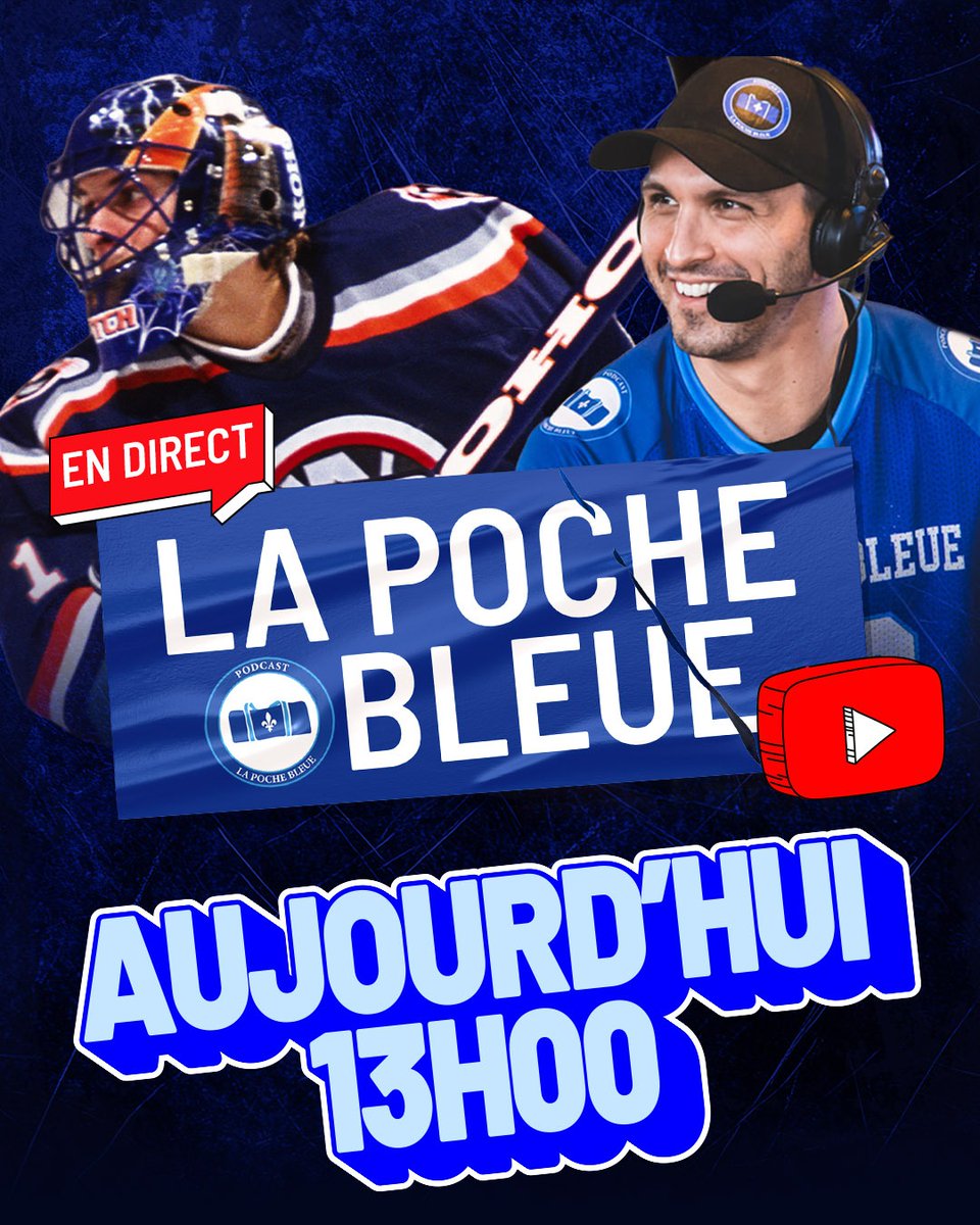 Viens terminer ta semaine avec <a href="/Lappy14/">Maxim Lapierre</a> et <a href="/EricFichaud/">Éric Fichaud</a> ! 😎 
Rejoins-nous dès 13h en direct sur YouTube pour ne rien manquer.🎙️🏒

À tantôt! 🤠