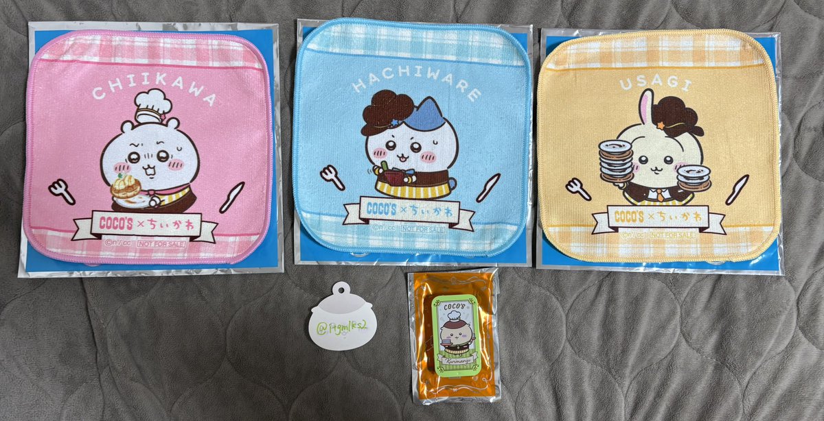 ちいかわ ココス ミニタオル スライドケース 交換 【譲】ちいかわ