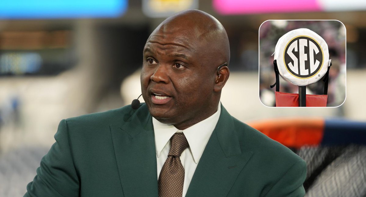 awfulannouncing's tweet photo. Booger McFarland: ‘The best conference in America is still the SEC’ https://t.co/hkR5boSTbb https://t.co/ivuG7qAQuB
