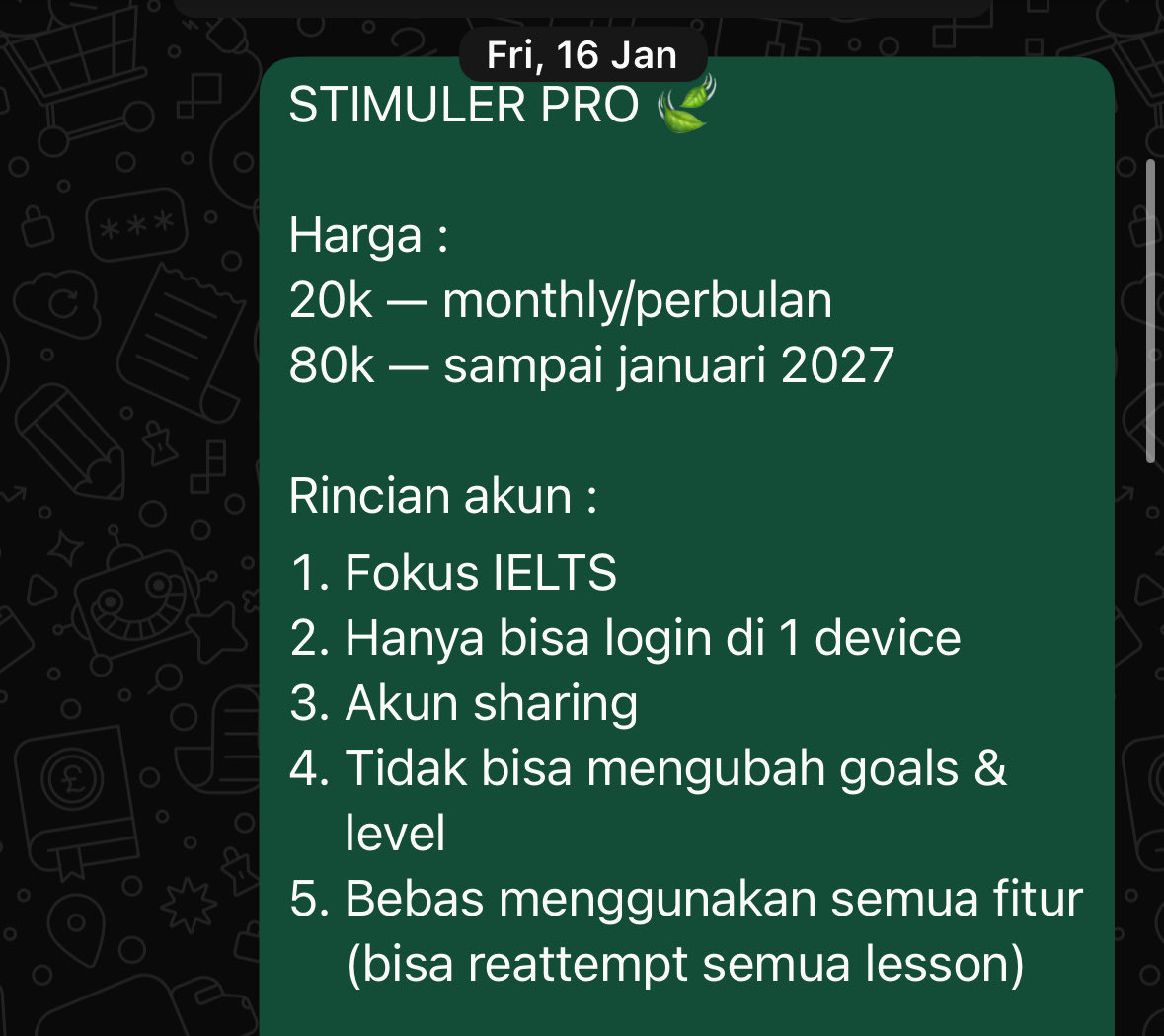 anindya | STIMULER PRO, NO DM! tweet media