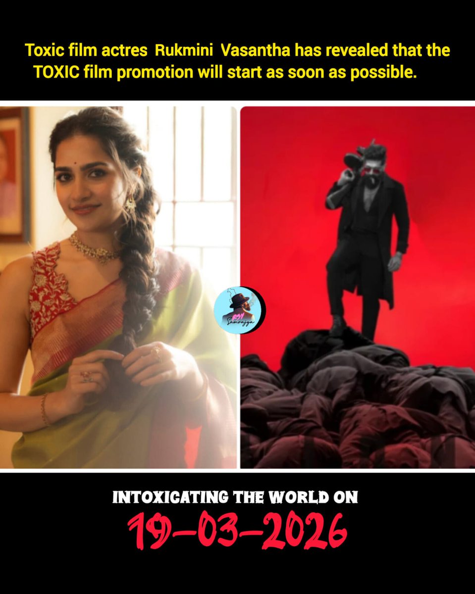 Promotions starting soon… and it’s going to rewrite the game.

#YashBOSS #Yash #ToxicTheMovie #ToxicOnMARCH19th
