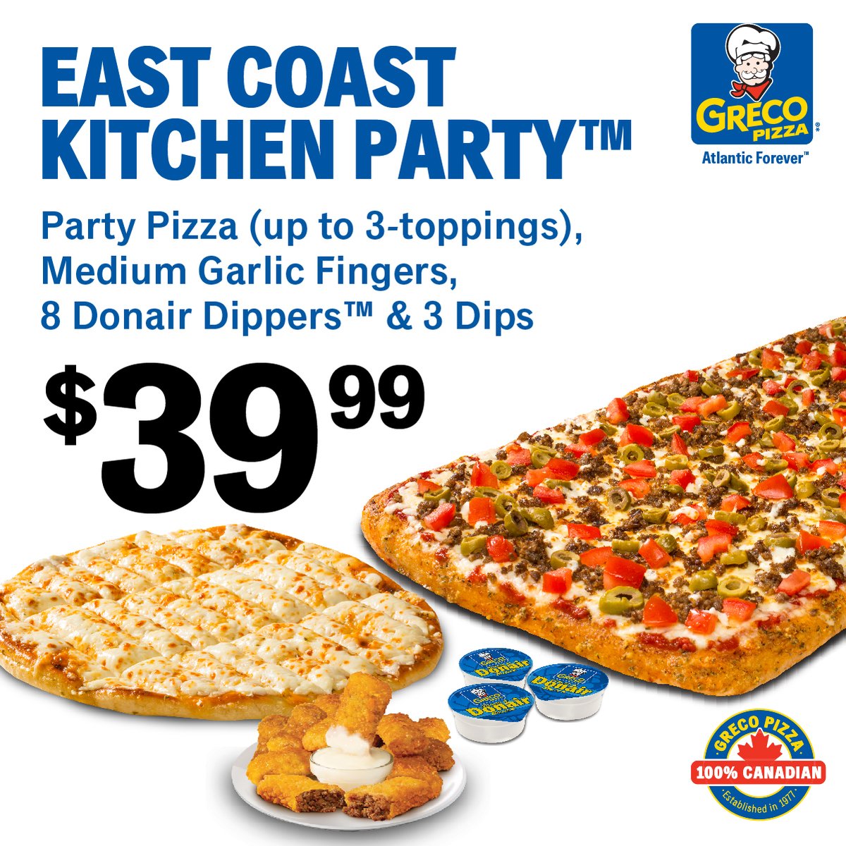 The weekend is calling! 📷

Get the East Coast Kitchen Party Deal at Greco 📷📷 Order online or call 310.30.30 and enjoy a feast with friends or family 📷

Make your weekend delicious and unforgettable!