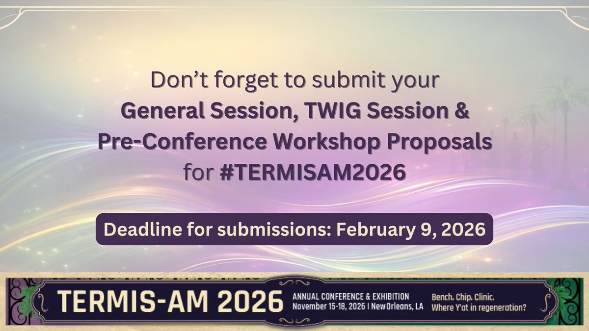 TERMIS-AM tweet media