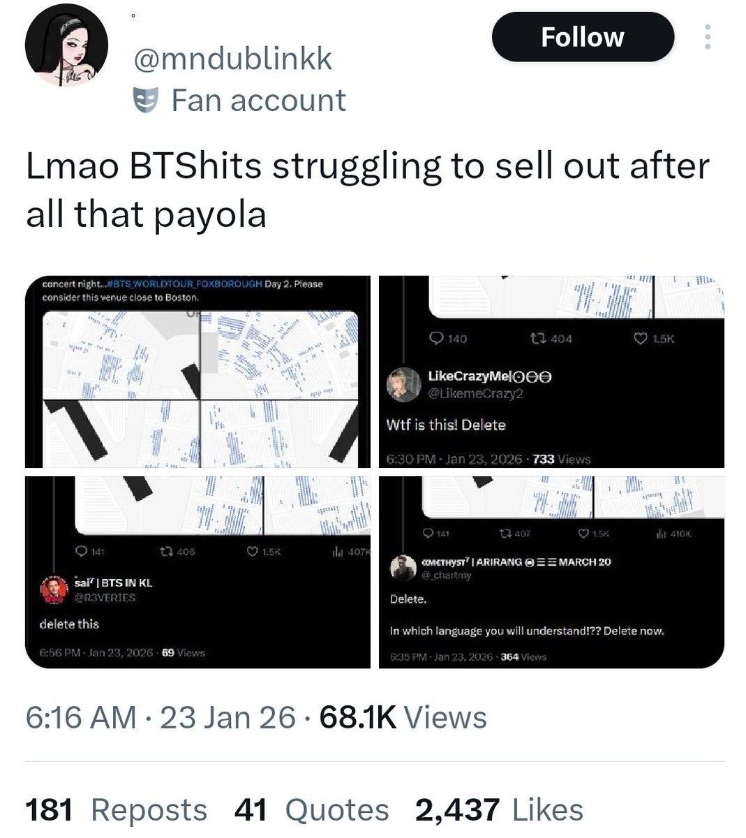 akgaepop's tweet image. blinks are about to have a hard year watching those records get taken one by one 😭