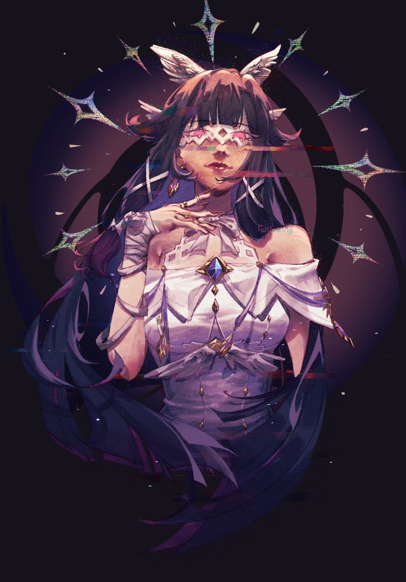 does anyone remember #her (old #columbina fan design)… should i redraw….