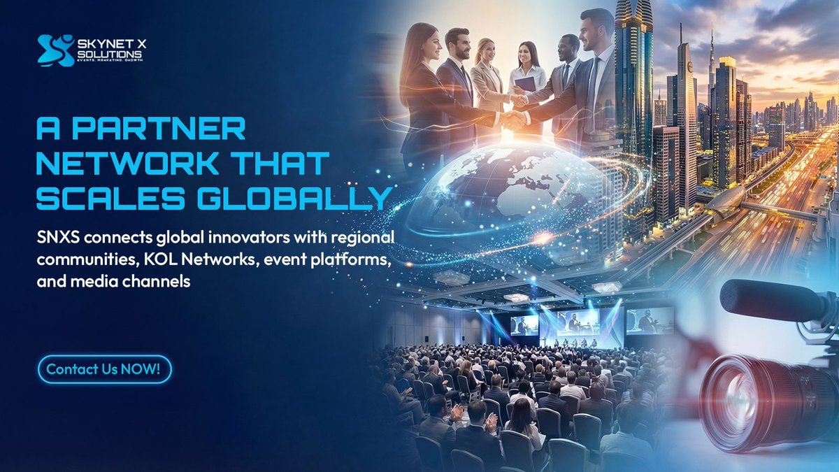 SNXS_ae's tweet photo. 🌍 A Partner Network Built to Scale Globally!
Growth accelerates when the right ecosystems connect.
Let’s scale together.
👉 Contact us!
#snxs #partnershipnetwork #globalgrowth #ecosystembuilding #b2bmarketing https://t.co/qfdL2B3wM2