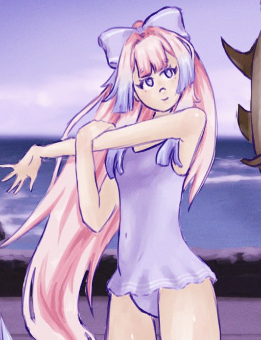 if we mean “not your ocs” then i prolly don’t draw her enough (i have two others that are finished but they’re zine stuff so i have to include the wip lol)