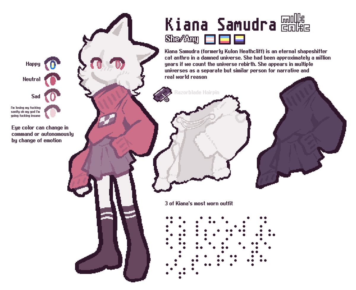 finally the first ref she ever gotten
ᶦ'ᵐ ᵇᵃᵈ ᵃᵗ ᵐᵃᵏᶦⁿᵍ ʳᵉᶠᵉʳᵉⁿᶜᵉ ˢʰᵉᵉᵗ