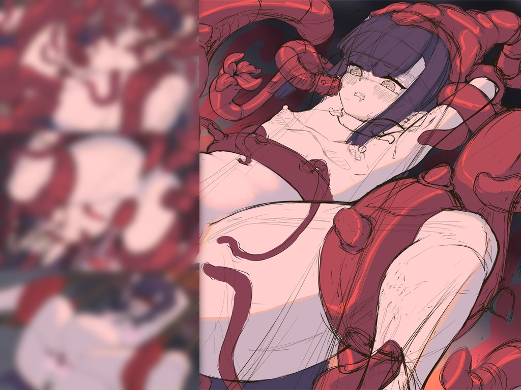 支援サイト更新しました～
オリキャラ忍者ちゃん触手姦シーンの色ラフ4枚です
背景を変えたりキャンバスを回転させたりして同じ基本CGから別のシチュエーションを生み出したりしている話と、たくさんフォロワーが増えて嬉しいという話と、ゲームがしてぇという話で構成されています 