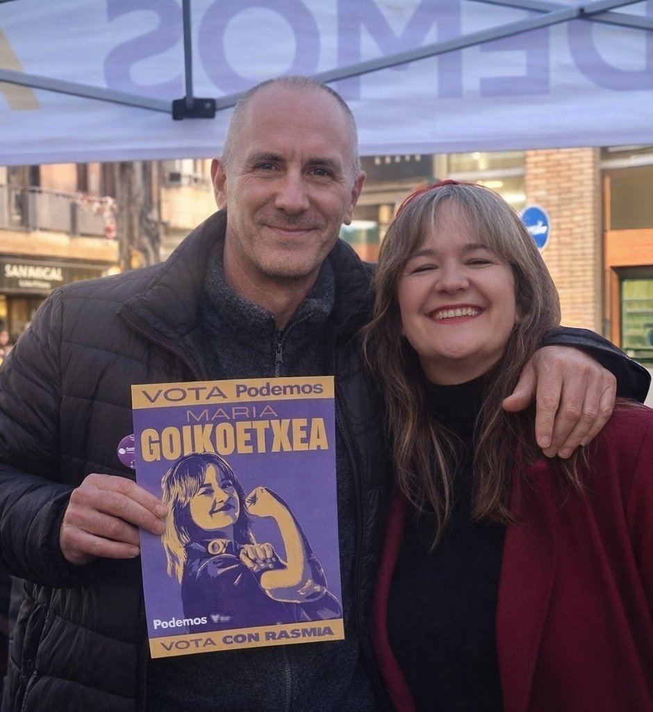 El próximo día 8 en Aragón, tod@s con <a href="/MariaGoikoetxea/">Maria Goikoetxea</a>.
Tod@s con <a href="/PODEMOS/">Podemos</a> y con <a href="/AlianzaVerde_/">Alianza Verde 🌱</a>
