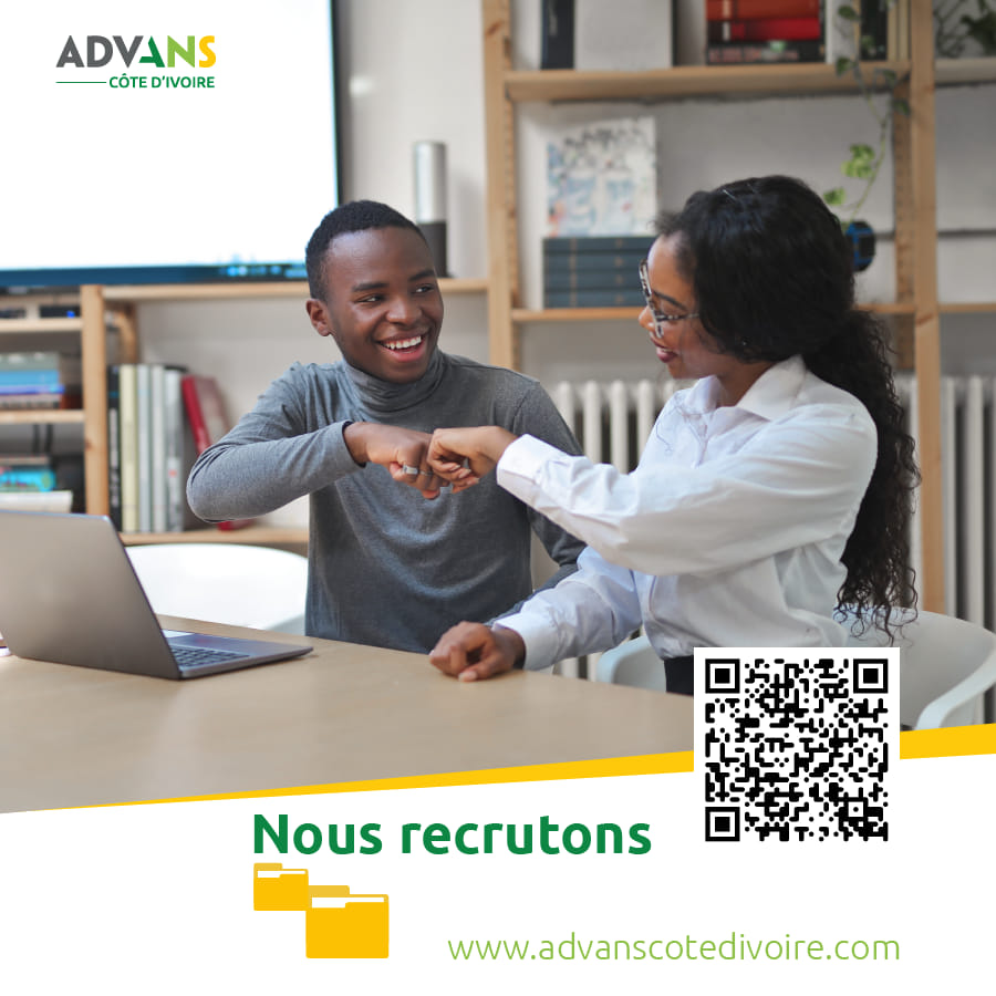 📢OPPORTUNITE D'EMPLOI📢
Recrutement de : 𝐂𝐡𝐚𝐫𝐠𝐞́(𝐞) 𝐝𝐞 𝐂𝐥𝐢𝐞𝐧𝐭𝐞̀𝐥𝐞 𝐀𝐠𝐫𝐢𝐜𝐨𝐥𝐞
Date limite de réception des candidatures : 
05 février 2026 à 17h
Description de l'offre et du profil recherché ici : advanscotedivoire.com/offres-demploi/