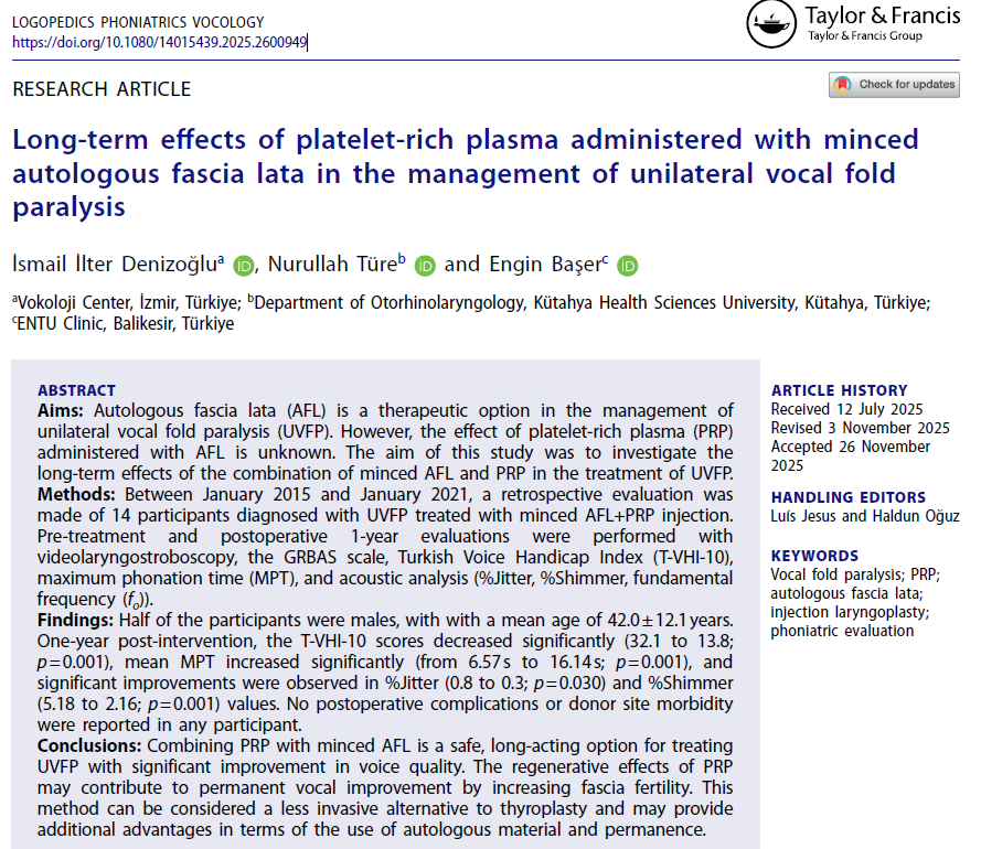 Logopedics Phoniatrics Vocology tweet media
