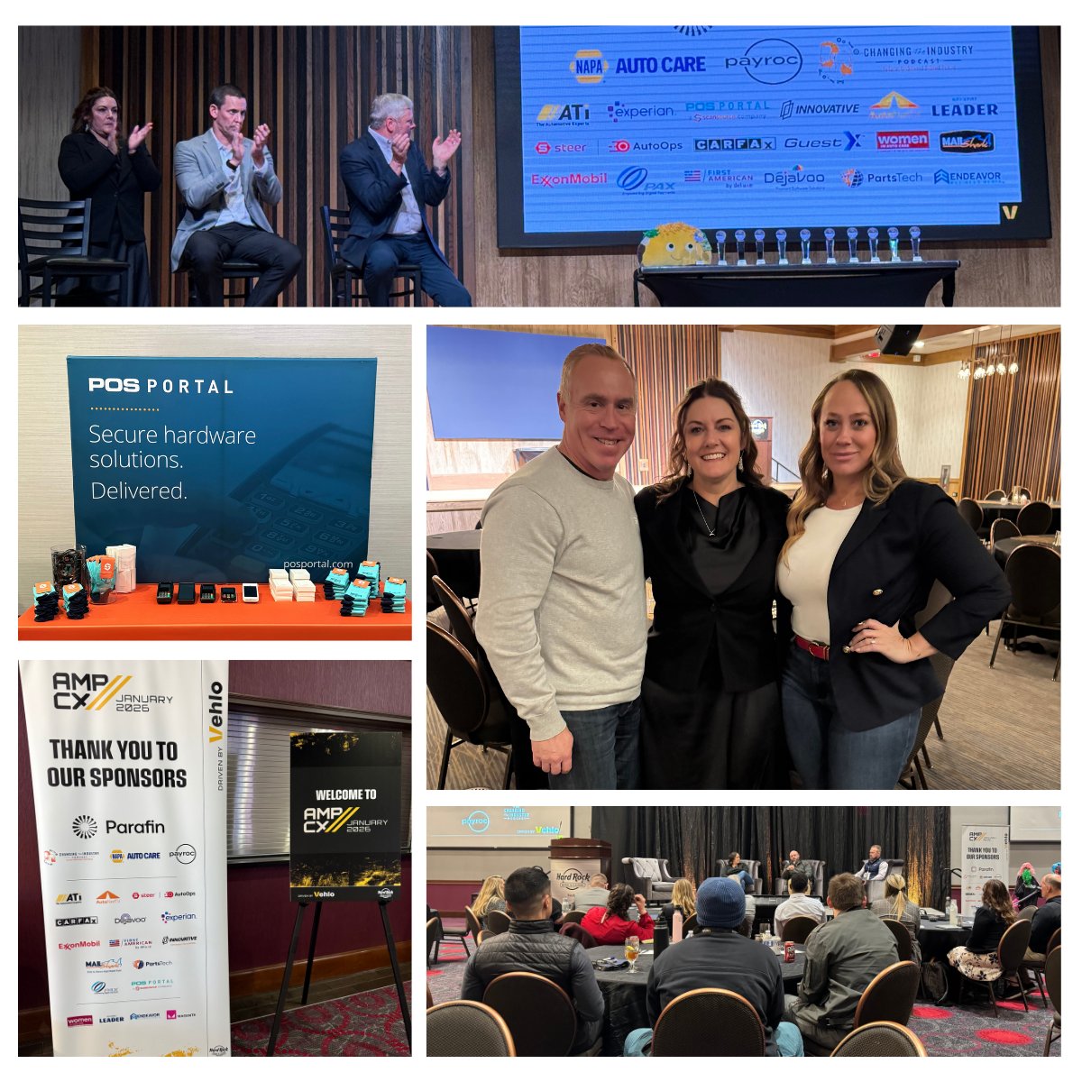 Our very own Joe Villamil, Vice President of Sales and Partnerships, and Jennifer Montano, Director of Client Services, had a blast networking and connecting with the Vehlo sales team at their Aftermarket &amp; Payments Sales Kickoff in Tulsa, OK.