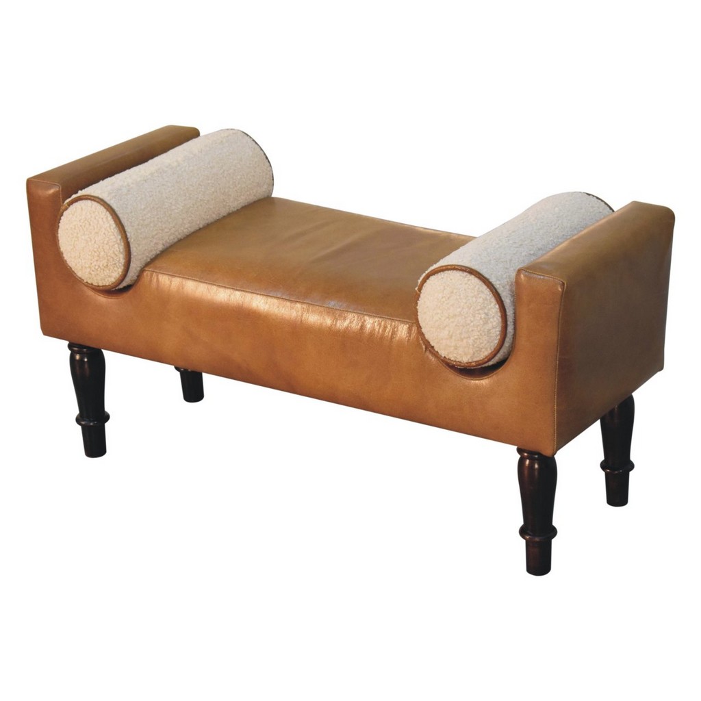 OHIsocial's tweet photo. We love this quirky brown buffalo hide leather bench with boucle cushions! Order yours today at https://t.co/9lEELkbiVG #buffalohide #leatherbench #boucle #hallbench #BedroomBench #hallwayinspo #hallwaydecor #hallwayinspo #freeukdelivery #buynowpaylater https://t.co/FtmCDoReLB