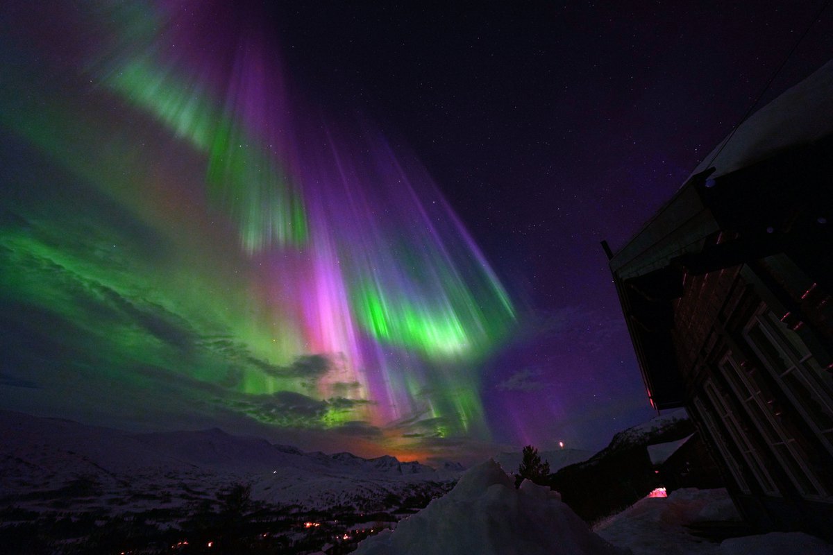 NightSkyToday's tweet image. Aurora from Norway ✨