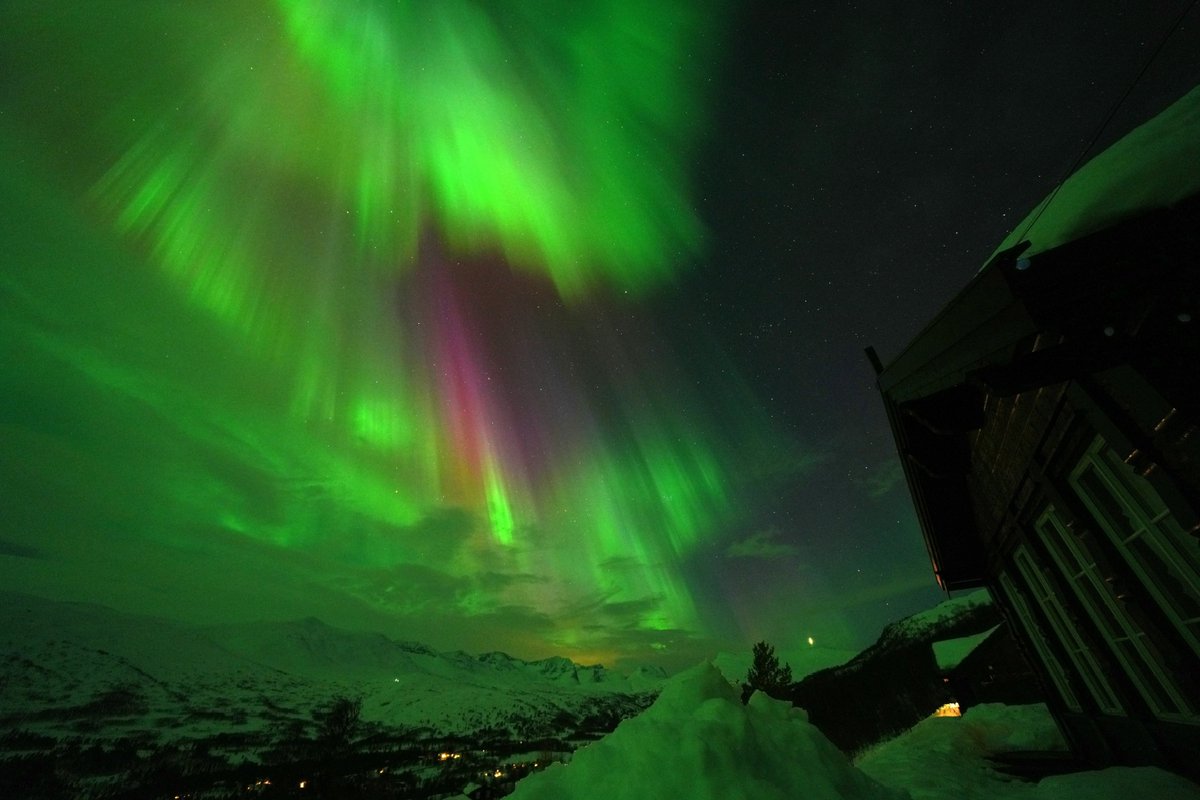 NightSkyToday's tweet image. Aurora from Norway ✨