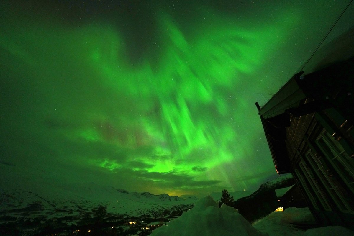 NightSkyToday's tweet image. Aurora from Norway ✨