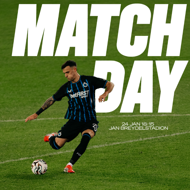ClubBrugge's tweet photo. Battle at 𝐉𝐚𝐧 𝐁𝐫𝐞𝐲𝐝𝐞𝐥. 🔵⚫️