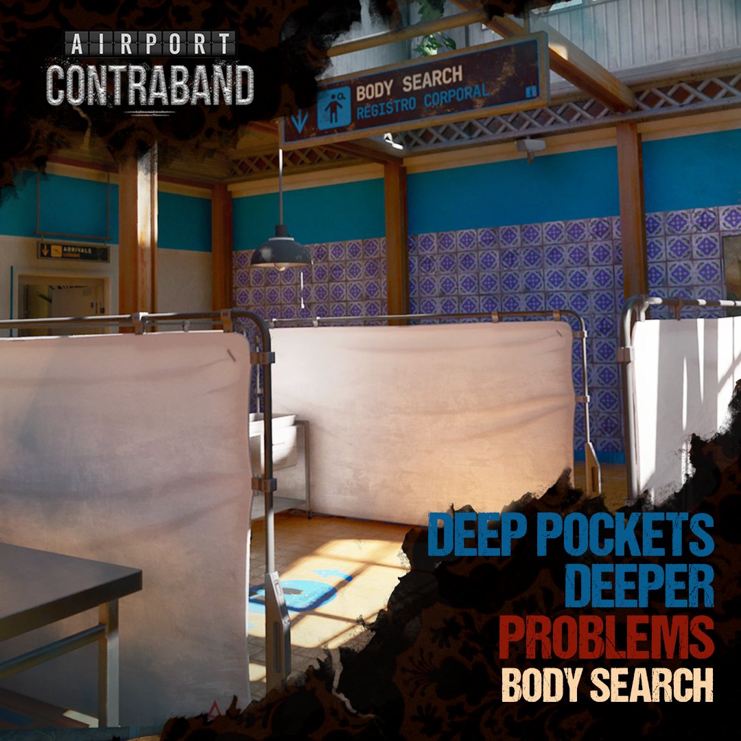 🚨 New Airport Contraband devlog! ✈️🚨

Body Search = deep pockets + weird surprises 👀
Double-check the Item Index… just in case. 😅

More at this link 👀 bit.ly/ACDevlog3
#AirportContraband #Devlog #GameDev